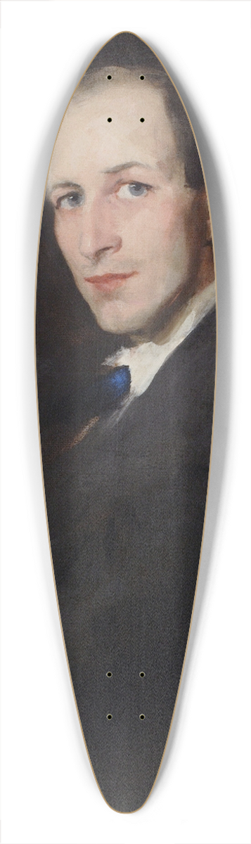 Robert Henri - George Wesley Bellows 39.3 inch art pintail longboard deck