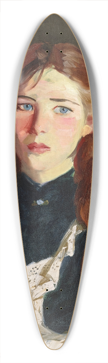 Robert Henri - Irish Lass 39.3 inch art pintail longboard deck