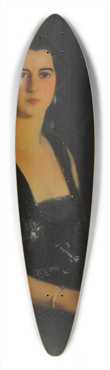Robert Henri - Portrait of Mrs. Arthur Bond Cecil 39.3 inch art pintail longboard deck