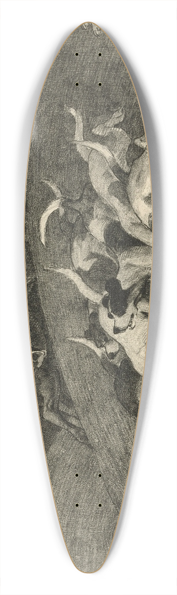 Robert Polhill Bevan - The Flying Pack 39.3 inch art pintail longboard deck