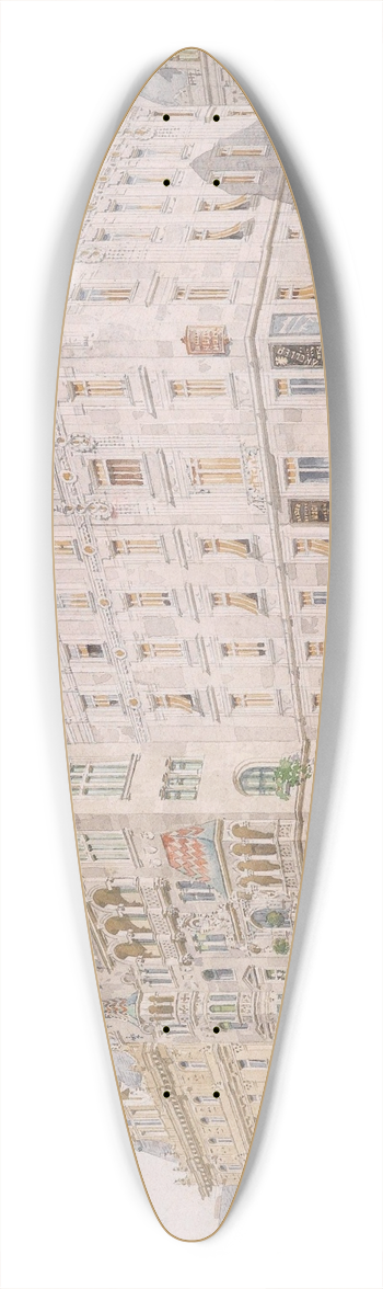 Robert Raschka - Donnerbrunnen am Neuen Markt 39.3 inch art pintail longboard deck