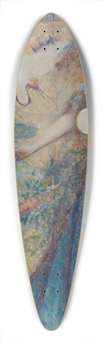 Robert Reid - The Mirror 39.3 inch art pintail longboard deck