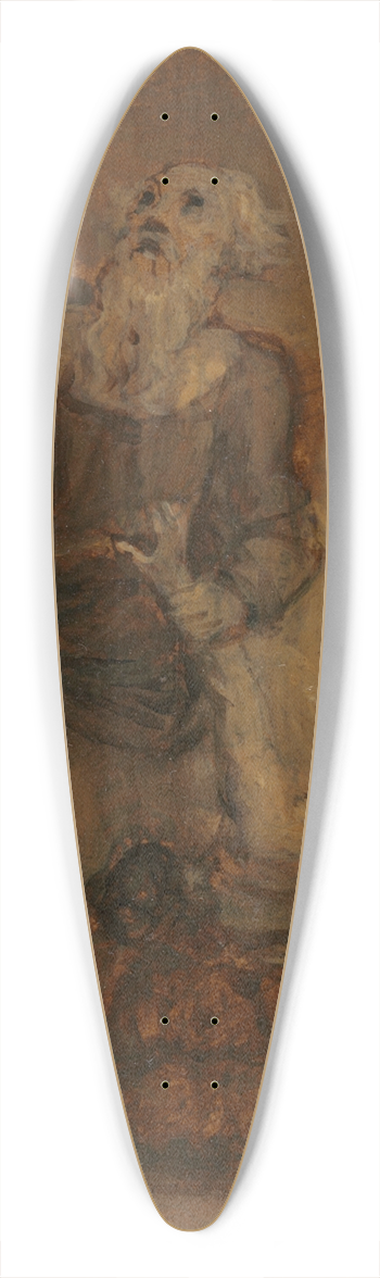Robert Smirke - Abraham and Isaac (Abraham grasping Isaacs arm) 39.3 inch art pintail longboard deck