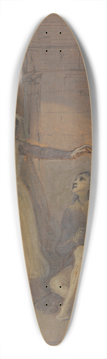 Robert Smirke - Claudio and Isabella 39.3 inch art pintail longboard deck