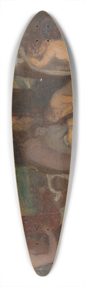 Robert Smirke - Diana and Actaeon 39.3 inch art pintail longboard deck
