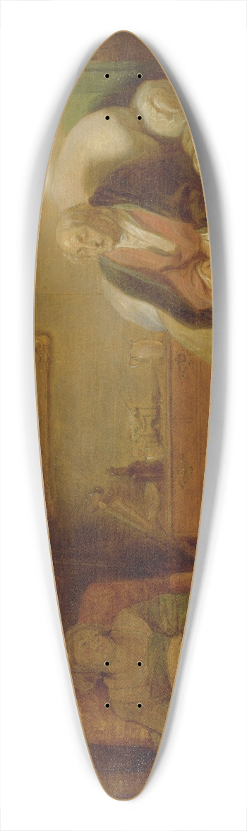 Robert Smirke - The Seven Ages of Man- Second Childishness, As You Like It, II, vii 39.3 inch art pintail longboard deck