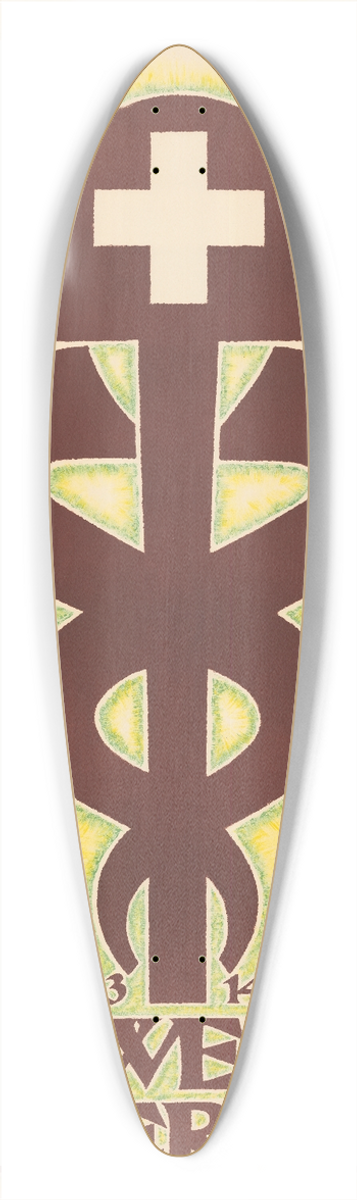 Robert Stcklin - Schweizer Mustermesse, Basel 1923, 14.24. April 39.3 inch art pintail longboard deck