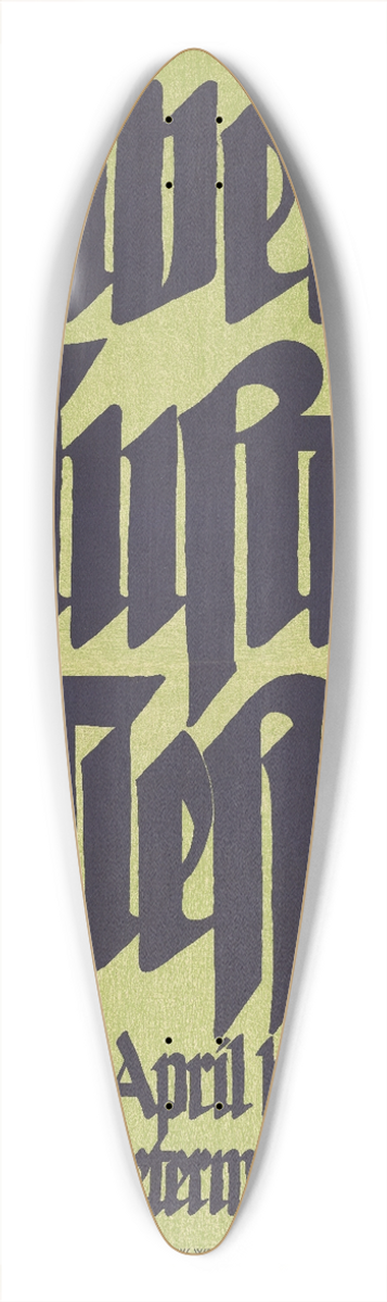 Robert Stcklin - Schweizer Muster-Messe, Basel, 22. April bis 2. Mai, Letzter Anmeldetermin 31. Jan. 1922 39.3 inch art pintail longboard deck