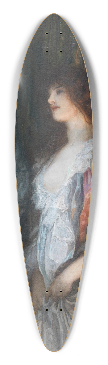 Robert Walker Macbeth - The nightingales song 39.3 inch art pintail longboard deck