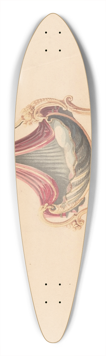 Robert William Hume - Design for Fancy Childs Cot 39.3 inch art pintail longboard deck