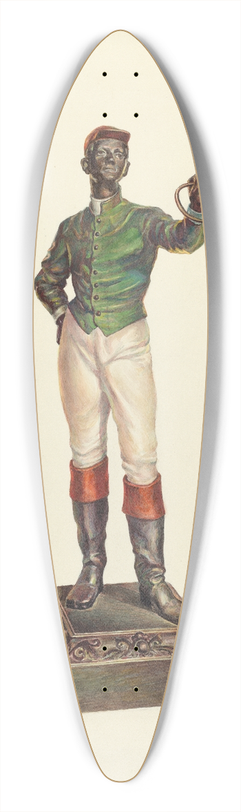 Robert W.R. Taylor - Hitching Post 39.3 inch art pintail longboard deck