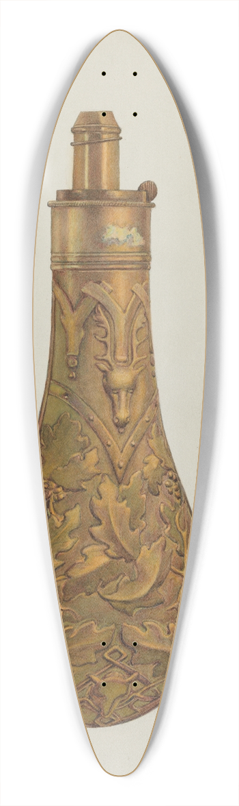 Robert W.R. Taylor - Powder Flask 39.3 inch art pintail longboard deck