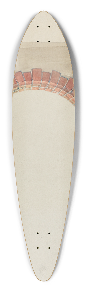 Robert W.R. Taylor - Restoration Drawing  Main Doorway & Arch to Mission House 39.3 inch art pintail longboard deck