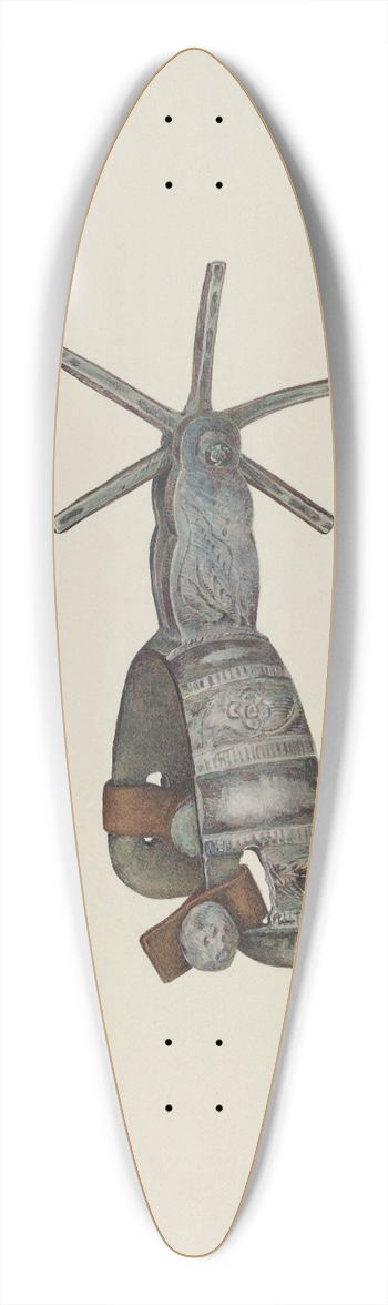 Robert W.R. Taylor - Spur 39.3 inch art pintail longboard deck