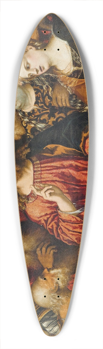 Rocco Marconi - Christ and the Adultress 39.3 inch art pintail longboard deck