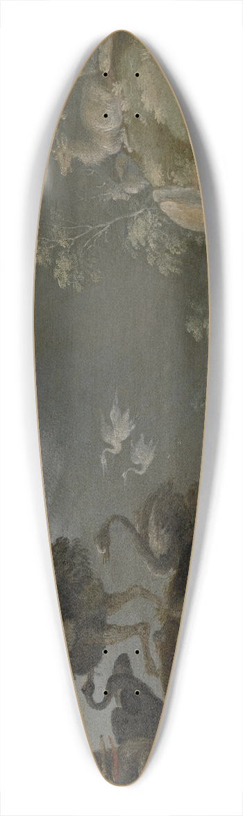 Roelant Savery - Paradijselijk landschap met dieren 39.3 inch art pintail longboard deck
