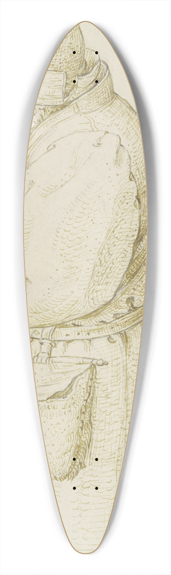Roelant Savery - Peasant with a Staff 39.3 inch art pintail longboard deck