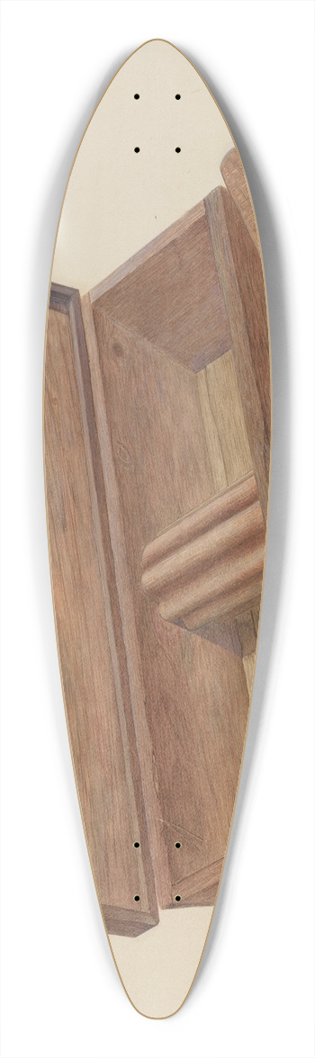 Roger Deats - Dough Mixer 39.3 inch art pintail longboard deck