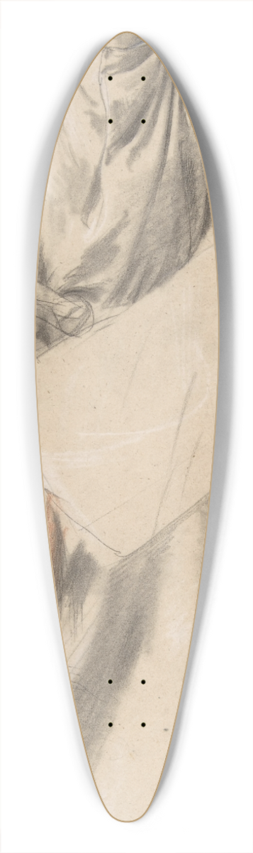 Romain Cazes - Study of a Standing Figure 39.3 inch art pintail longboard deck