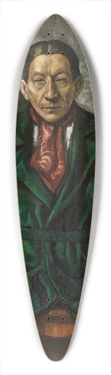 Roman Kramsztyk - Portrait of Romuald Kamil Witkowski 39.3 inch art pintail longboard deck