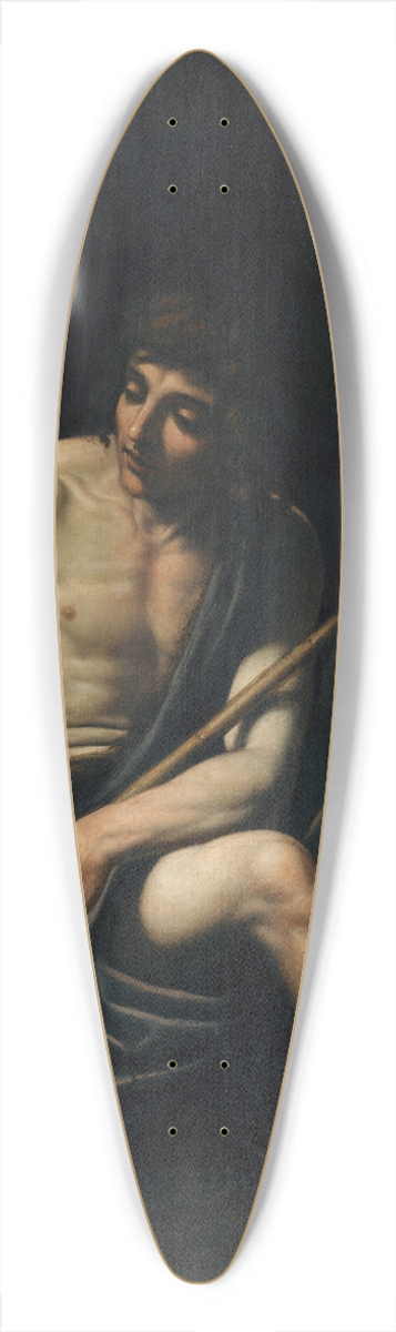 Roman School - Saint John The Baptist 39.3 inch art pintail longboard deck