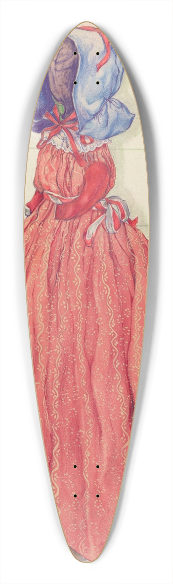 Rosa Burger - Doorstop (Doll) 39.3 inch art pintail longboard deck