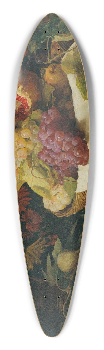 Rosalia Amon - Stillleben mit Frchten und Blumen 39.3 inch art pintail longboard deck