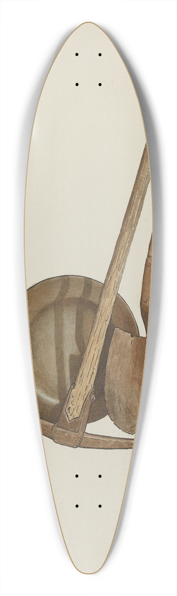 Rose Campbell-Gerke - Tools 39.3 inch art pintail longboard deck