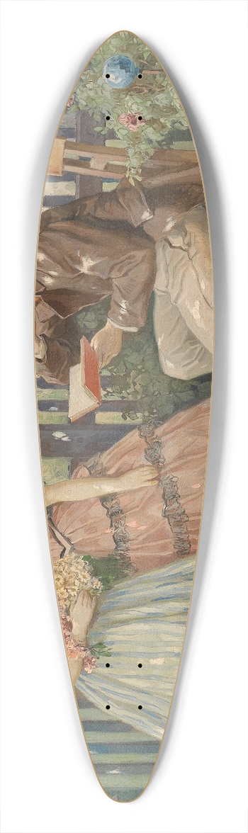 Rudolf Alfred Hger - Der Vorleser 39.3 inch art pintail longboard deck