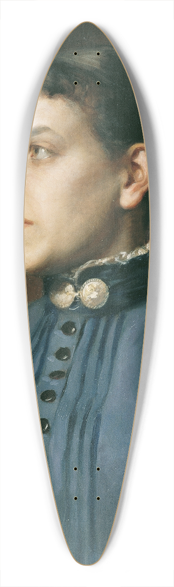 Rudolf Bacher - Dame Im Blauen Kleid Datierung 39.3 inch art pintail longboard deck