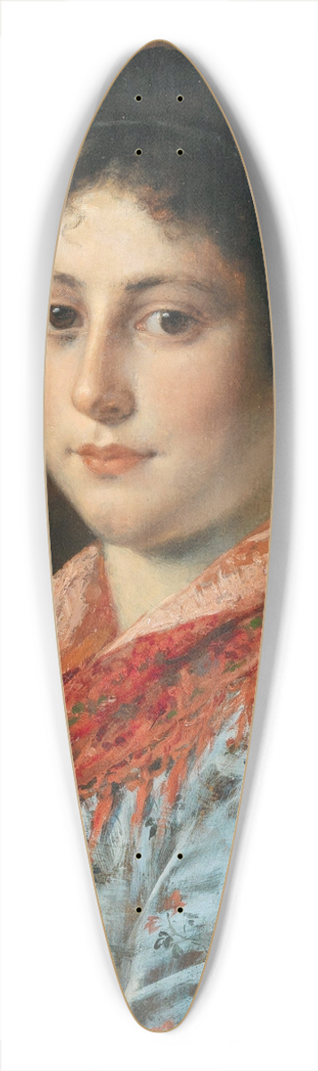 Rudolf Epp - Dirndl 39.3 inch art pintail longboard deck