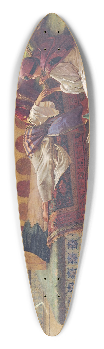 Rudolf Ernst - The Manicure 39.3 inch art pintail longboard deck