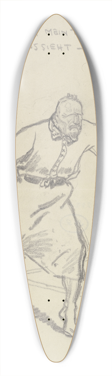 Rudolf Gudden - Wie vorlufig mein Tenniskostm aussieht 39.3 inch art pintail longboard deck