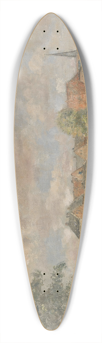 Rudolf Hckner - Ansicht von Wedel 39.3 inch art pintail longboard deck