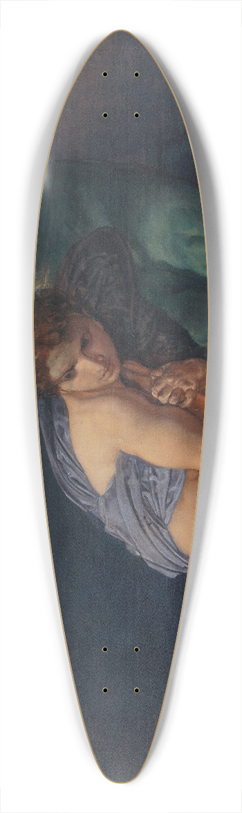 Rudolf Jettmar - The four seasons: Winter 39.3 inch art pintail longboard deck