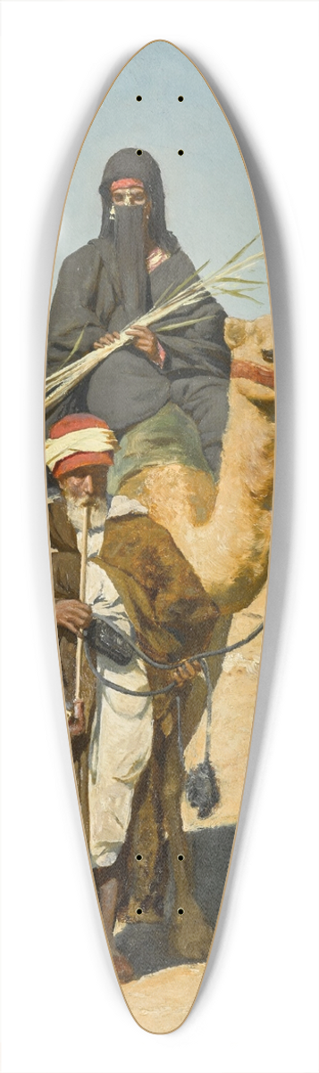 Rudolf Swoboda - The Trusted Guide 39.3 inch art pintail longboard deck