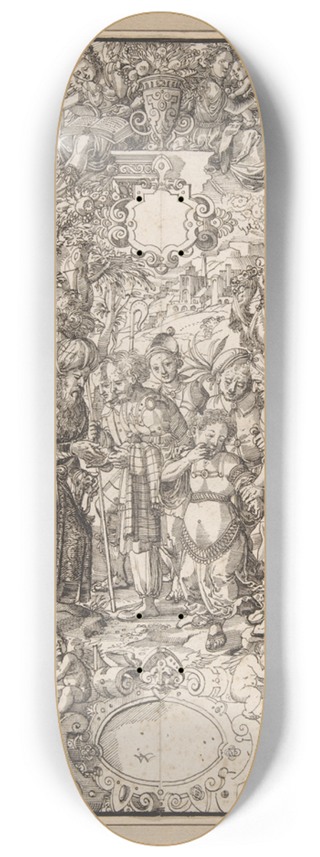 Daniel Lindtmayer - Joseph Sold by His Brothers into Egypt 8.25 inch art skate deck