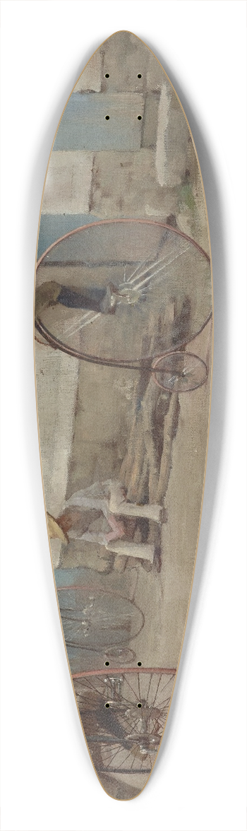 Ruger Donoho - The Mount 39.3 inch art pintail longboard deck