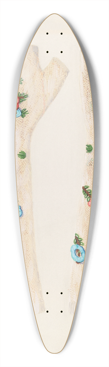 Ruth M. Barnes - Mitts 39.3 inch art pintail longboard deck