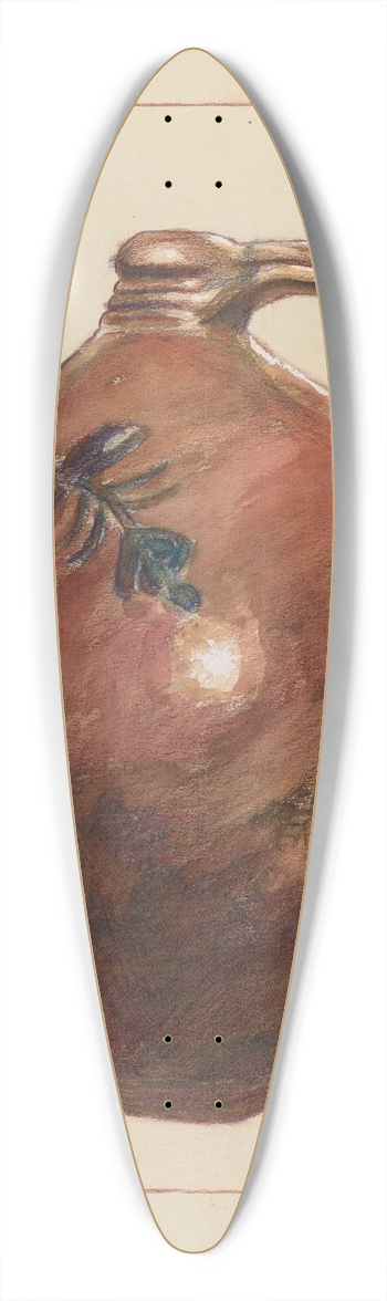 Salvatore Borrazzo - Jug 39.3 inch art pintail longboard deck