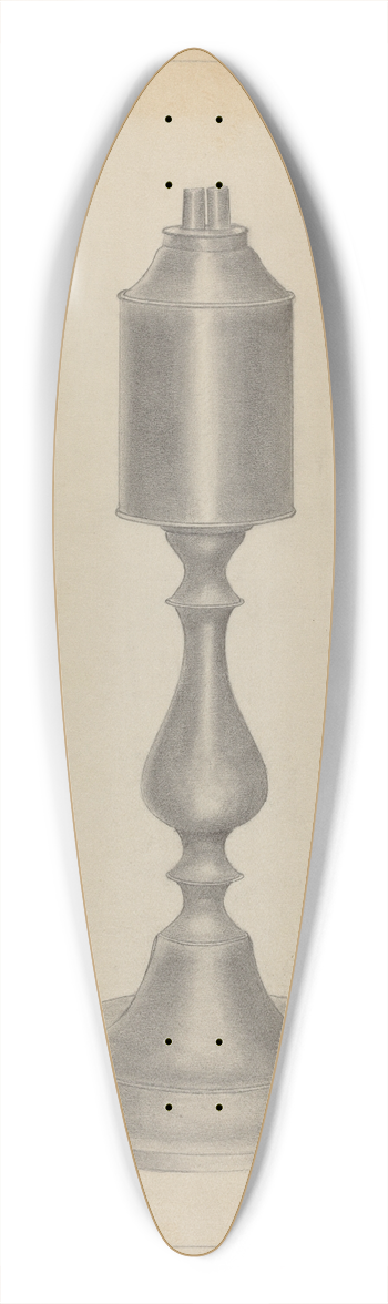 Salvatore Borrazzo - Lamp 39.3 inch art pintail longboard deck