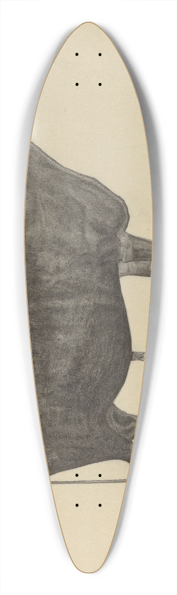 Salvatore Borrazzo - Weather Vane Finial 39.3 inch art pintail longboard deck