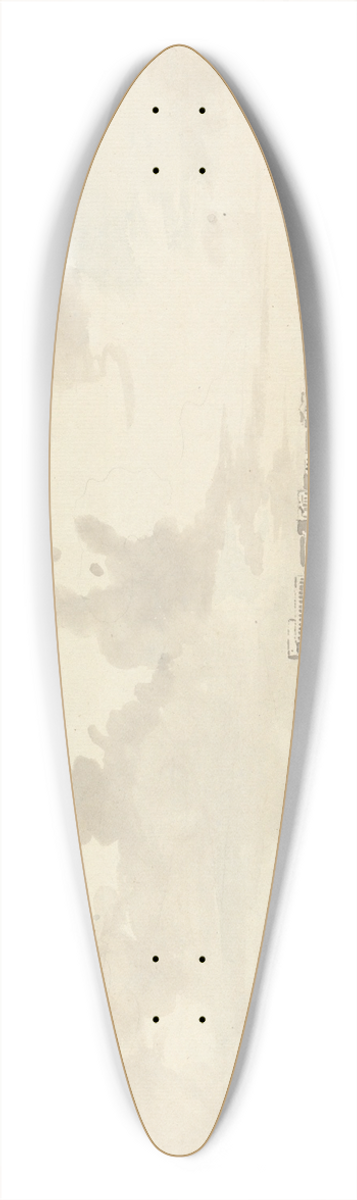 Samuel Davis - Fort William, Calcutta 39.3 inch art pintail longboard deck