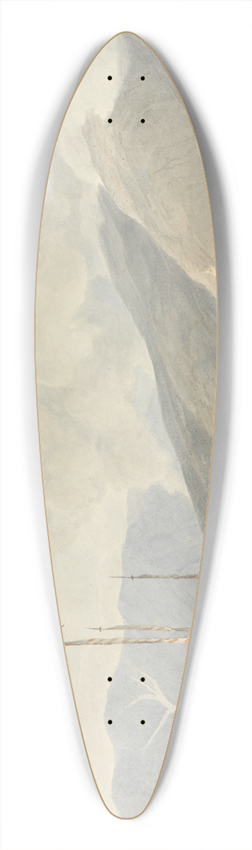 Samuel Davis - Tassisudon 39.3 inch art pintail longboard deck