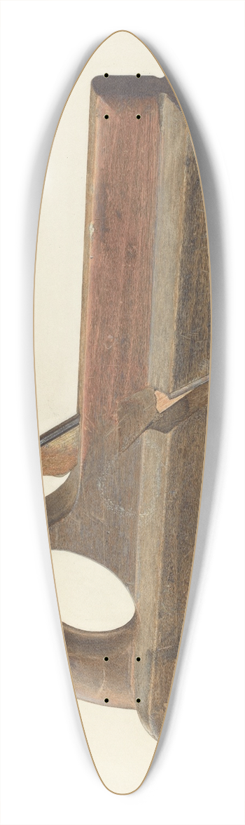 Samuel Faigin - Rabbet Plane 39.3 inch art pintail longboard deck
