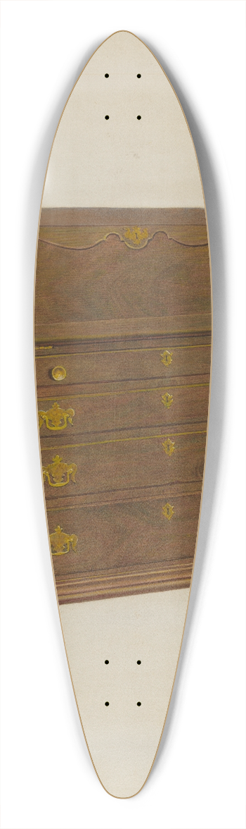 Samuel Fineman - Desk 39.3 inch art pintail longboard deck