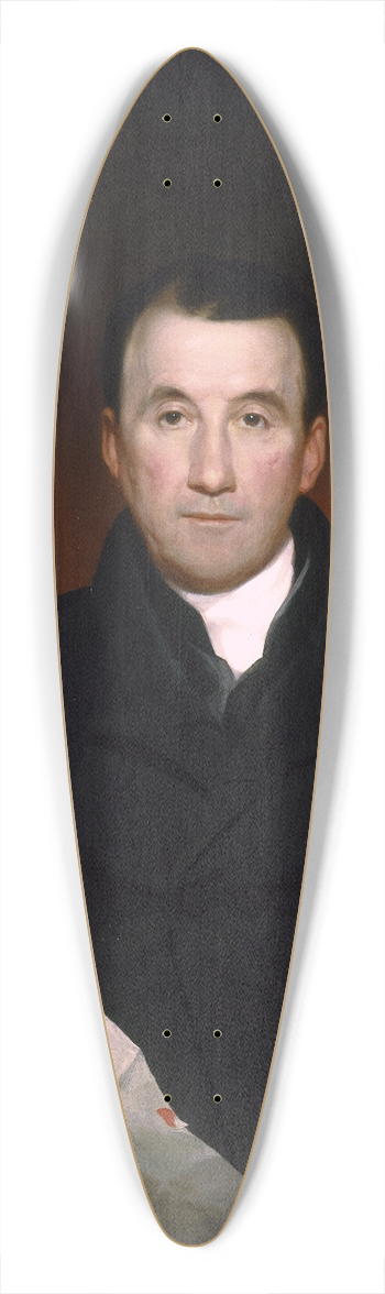 Samuel Finley Breese Morse - Jonas Platt 39.3 inch art pintail longboard deck