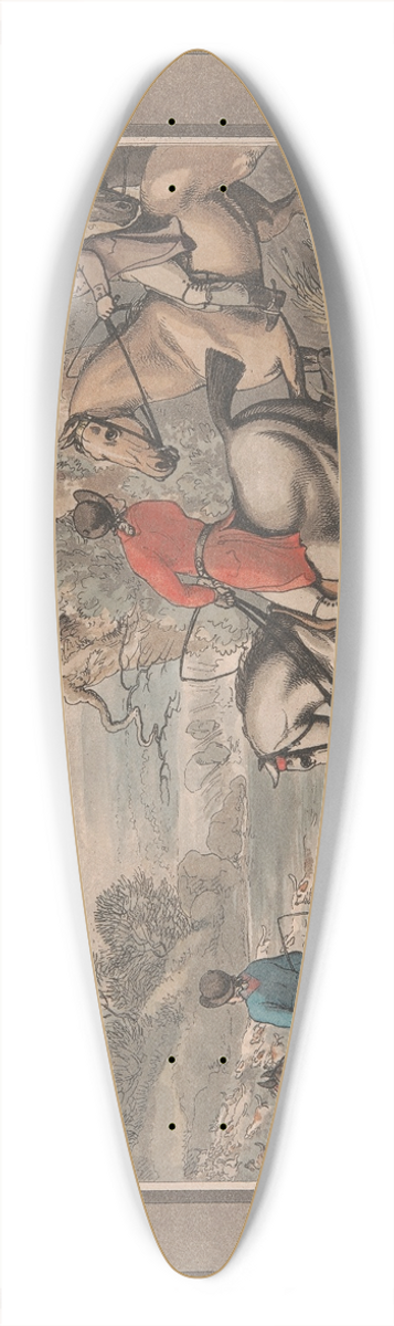 Samuel Howitt - Into the perilous flood 39.3 inch art pintail longboard deck