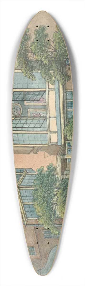 Samuel Ireland - Painters Hall 39.3 inch art pintail longboard deck