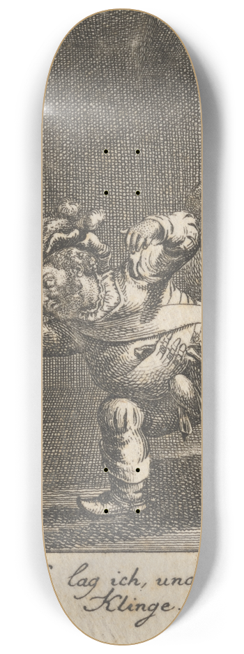 Daniel Nikolaus Chodowiecki - Henry IV, Part I, Act II, Scene IV. 8.25 inch art skate deck